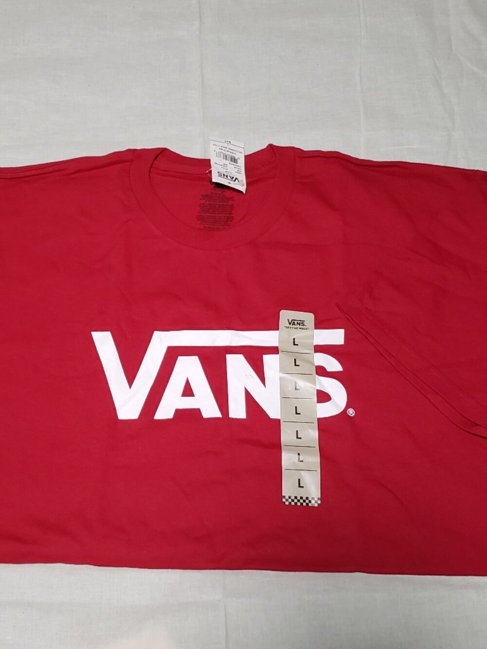 Unisex Red Vans Tee